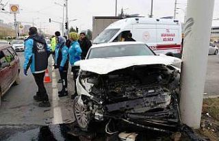 Malatya’da araçlar çarpıştı: 2 yaralı