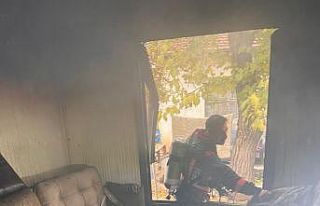 Malatya’da konteyner yangını