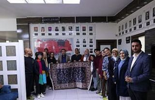 Malezyalı heyet Bünyan halısını yerinde inceledi