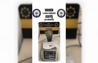 Mardin’de uyuşturucu operasyonu: 2 gözaltı