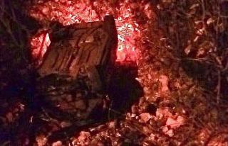 Menteşe’de araç dereye uçtu: 1 yaralı