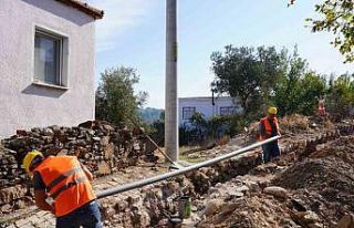 Milas’ta 40 yıllık içme suyu hattı yenileniyor
