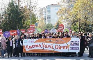 Nilüfer’de kadınlardan şiddete karşı ortak...