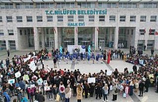 Nilüferli çocuklardan ’gelecek’ için anlamlı...