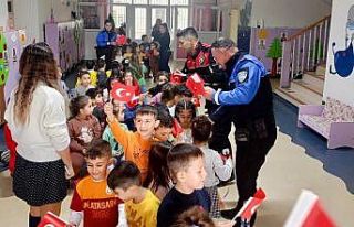 Öğrenciler polisliği tanıdı, güvenlik kurallarını...
