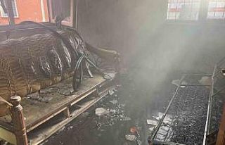 Ordu’da metruk evde yangın