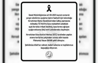 Orman Genel Müdürü Karacabey’den şehit pilot...