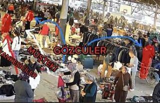 Osmaniye’de pazarda yankesicilik yapan 5 şüpheli,...