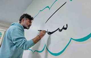 Osmanlı mirası hat sanatı Iraklı hattatın elinde...