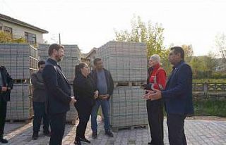 Pelitözü Mahallesi çamur ve tozdan kurtuluyor