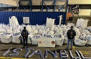 Piyasa değeri 94 milyon lira olan 394 bin 117 paket...