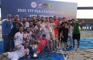 Plaj Futbolu Türkiye şampiyonu Alanya Belediyespor