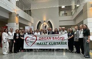 Sağlık çalışanları organ bağışının önemine...