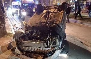 Samsun’da otomobil takla attı: 1 yaralı