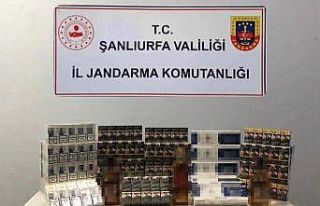 Şanlıurfa’da 5 bin 210 paket kaçak sigara ele...