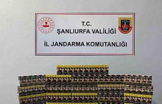 Şanlıurfa’da 5 bin paket kaçak sigara ele geçirildi