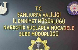 Şanlıurfa’da uyuşturucu operasyonu: 1 tutuklama