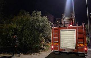 Serik’te korkutan ev yangını