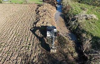 Sinop’ta dere taşkınlarına müdahale