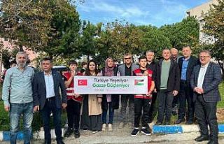 Sinop’ta Gazze için fidan dikimi