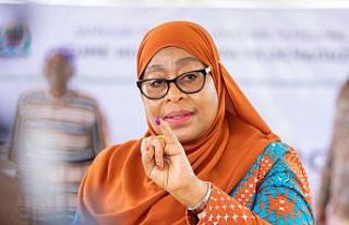 Tanzanya Cumhurbaşkanı Samia Suluhu Hassan yemin...