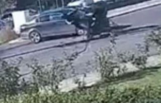 Tekirdağ’da motosiklet lokantanın bahçesine daldı:...