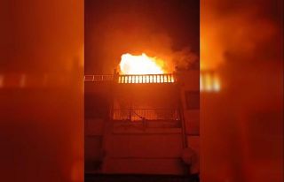 Tekirdağ’da yazlık sitede ev yangını