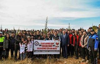 Tunceli’de 3 bin fidan toprakla buluştu