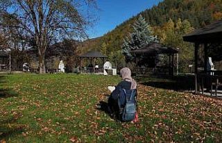 Türkiye’nin tek "cadı kazanı" şelalesinde...