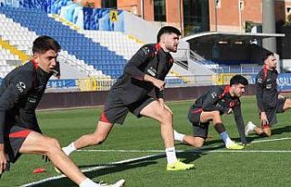 Ümit Milli Futbol Takımı, Ukrayna maçı hazırlıklarını...