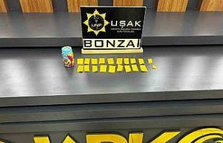 Uşak’ta çok sayıda uyuşturucu madde ele geçirildi