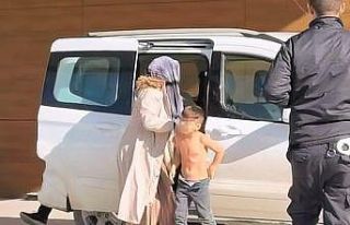 Üzerine kaynar su devrilen çocuk yaralandı