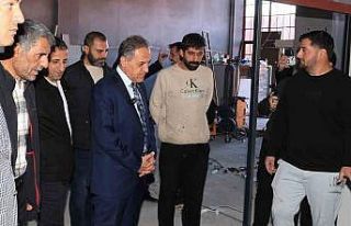 Vali Usta, asfalt çalışmalarını inceledi