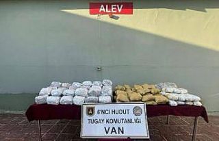 Van sınır hattında 109 kilogram uyuşturucu ele...