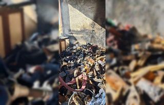 Van’da çatı yangını