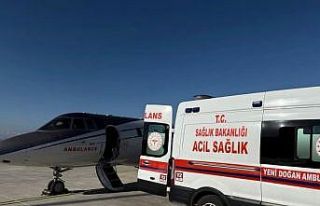 Van’da kalp hastası bebek, uçak ambulansla İstanbul’a...