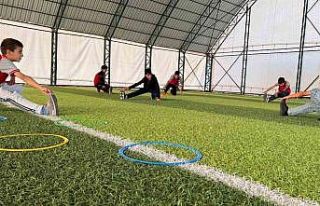 Varto’da futbol kursu sürüyor