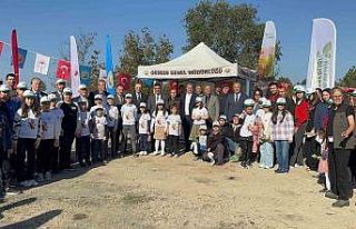 Zonguldak’ta fidan diktiler