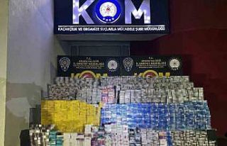 Adana’da 16 bin paket kaçak sigara ele geçirildi