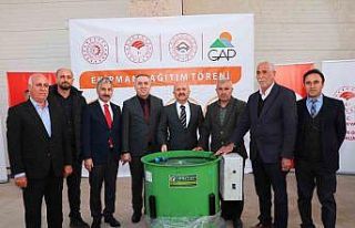 Adıyaman’da üreticiye güç veren tarım ekipmanı...