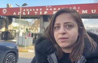 Adli Tıp Kurumu önünde tekme tokat kavga