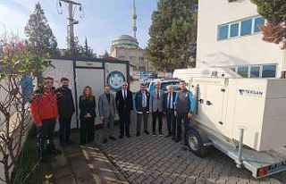 Afetlere hazırlıkta UMKE’ye mobil enerji desteği