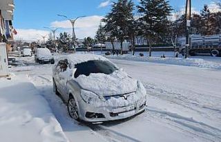 Ahlat’ta kar yağışı: 20 köy yolu ulaşıma...