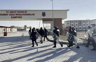 Aksaray Cezaevinde tatbikat alarmı