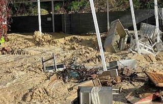 Alanya’da taşan dere 5 yıldızlı otelin sahildeki...