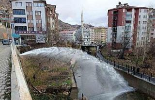Ana su hattındaki tonlarca su Harşit Çayı’na...