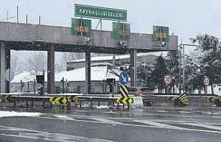 Anadolu otoyolunda kontrollü geçiş sağlanıyor