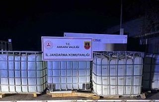 Ankara’da yasa dışı etil alkol ticareti yapan...