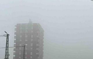 Antakya’da sis etkili oldu