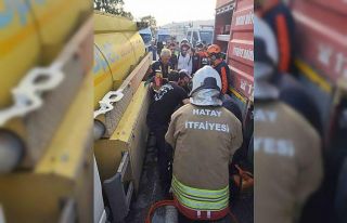 Antakya’da trafik kazası: 1 yaralı